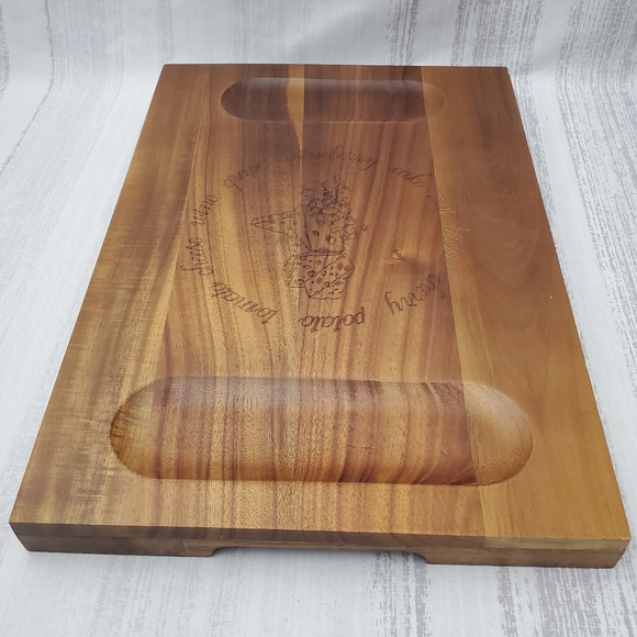 Cheese Charcuterie Board & Serving Accessory Set in Acacia Wood - Picture 7 of 12